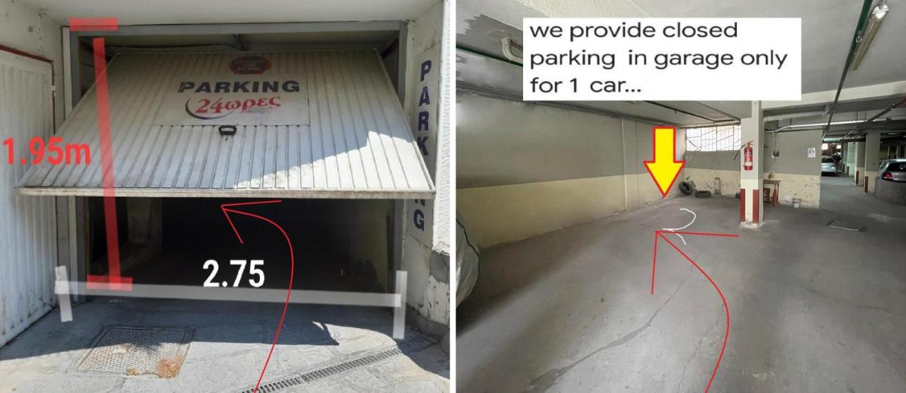 Traveler Home 85M2 Private Parking Next To Center Thessaloniki Exterior foto